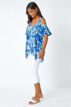 Blue Tie Dye Jersey Cold Shoulder Top 10 Blue Tie Dye Jersey Cold Shoulder Top -Outlet Modi Qube Store 03bcb464 2cc0 4e34 bcf1 d627ed7d6f3b