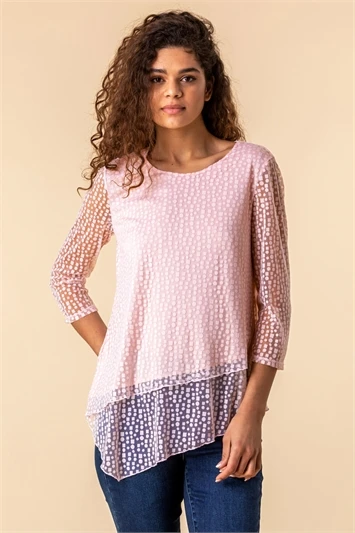 Yellow Sleeveless Textured Spot Print Top 6 Yellow Sleeveless Textured Spot Print Top - Image 4