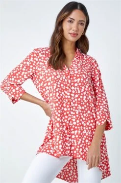 Pink Linear Floral Print Pleat Front Top 10 Pink Linear Floral Print Pleat Front Top -Outlet Modi Qube Store 1368d4e2 047e 4c78 897e 55059969fa19