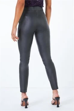 Black Petite Metallic Trim Jersey Top -Outlet Modi Qube Store 140d7618 8f46 43b5 9081 d7cfbddc5cf0