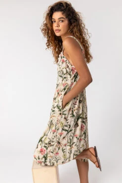 Ivory Floral Print Button Down Sun Dress 11 Ivory Floral Print Button Down Sun Dress -Outlet Modi Qube Store 165eac63 de3d 48f0 82be b31fa4edc5a7