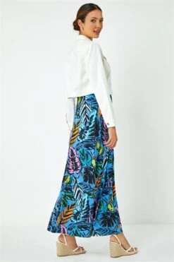 Outlet Modi Qube Store 12 Pink Floral Print Pleat Front Overshirt