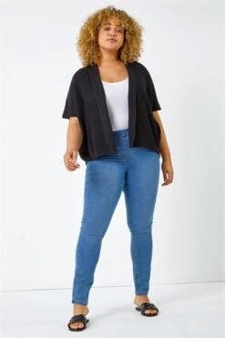 Black Curve Floral Jersey Cold Shoulder Top -Outlet Modi Qube Store 1c9b1c38 9357 4976 90e5 413e59a6f5d2