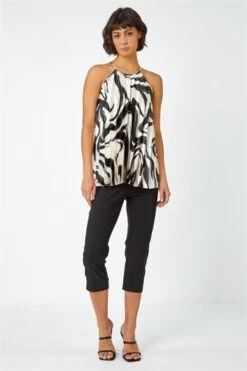 Blue Swirl Print Halter Neck Top 11 Blue Swirl Print Halter Neck Top -Outlet Modi Qube Store 1d7719b7 5c75 4a27 9b32 a1b70c38b134