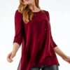 Wine Embellished Chiffon Overlay Top 2 Wine Embellished Chiffon Overlay Top -Outlet Modi Qube Store 1dbb7965 06cb 4df3 93a4 8adb7aec8fd4
