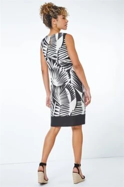 Orange Petite Tribal Border Print Shift Dress -Outlet Modi Qube Store 25ac2255 e965 42ba b544 86535d60ac4b