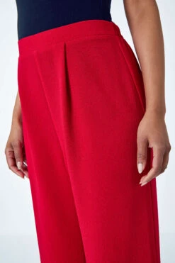 Red Petite Wide Leg Stretch Trousers 12 Red Petite Wide Leg Stretch Trousers -Outlet Modi Qube Store 279190d2 3092 466e 88c1 e1c8b429d196