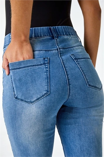 Ivory Burnout Print Asymmetric Stretch Top 6 Ivory Burnout Print Asymmetric Stretch Top - Image 4