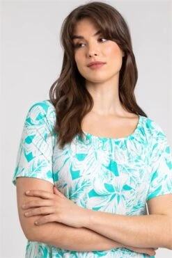 Green Curve Square Neck Floral Top 9 Green Curve Square Neck Floral Top -Outlet Modi Qube Store 2b81797b 5a93 4679 ba8b c295330de2cf