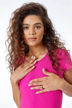 Fuchsia Tie Dye Border Print Stretch Maxi Dress -Outlet Modi Qube Store 2beb7fa6 bf16 49a0 8791 f5ff44da0cbc