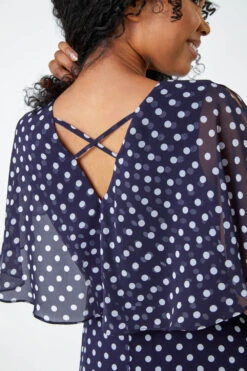 Navy Petite Polka Dot Cape Dress 11 Navy Petite Polka Dot Cape Dress -Outlet Modi Qube Store 2f4d9a6f b3c9 4917 8eeb 7e9f238557e6