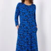 Royal Blue Tie Dye Pocket Jersey Midi Dress 2 Royal Blue Tie Dye Pocket Jersey Midi Dress -Outlet Modi Qube Store 3022fe83 8049 4199 8e4a 83b1311ec688