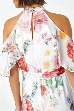 Pink Abstract Overlay Chiffon Maxi Dress 11 Pink Abstract Overlay Chiffon Maxi Dress -Outlet Modi Qube Store 3c8f1dfc 6614 4185 bcb2 2c7509c0d1b1