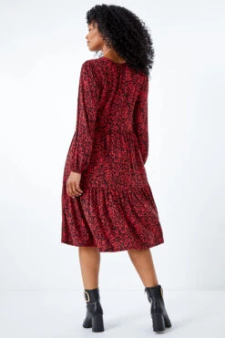 Rust Petite Animal Tiered Stretch Dress 9 Rust Petite Animal Tiered Stretch Dress -Outlet Modi Qube Store 489a7bd5 0b11 42c7 af5c 4c22d8796d11