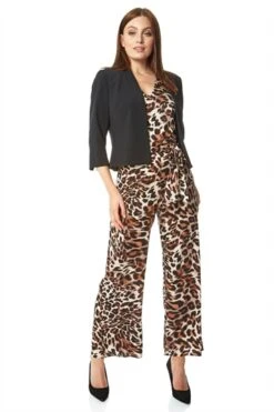 Black Animal Print Gathered Waist Dress -Outlet Modi Qube Store 4c2d436c 175e 43f4 82bd 0149baaa13b7