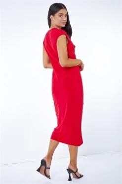 Pink Petite Twist Front Maxi Dress -Outlet Modi Qube Store 4d6d8df7 66e5 4525 a843 ce76e86a58f2