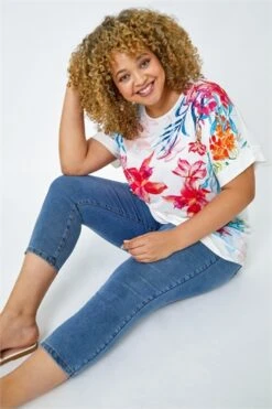 Blue Curve Paisley Print Tie Detail Top -Outlet Modi Qube Store 586a7712 faac 4248 aae9 8dff12493ef2