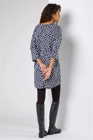 Black Ombre Textured Shift Dress 6 Black Ombre Textured Shift Dress - Image 4