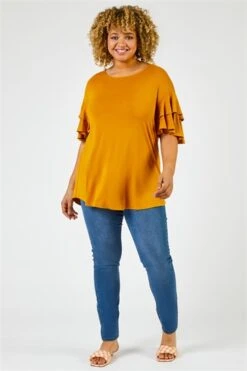 Blue Curve Paisley Back Bar Stretch Top