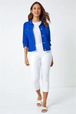 Blue Paisley Print Button Back Shell Top -Outlet Modi Qube Store 72dc2028 f962 45ea 8f7e ec07a09ab1ca