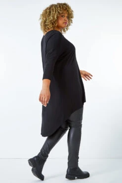 Black Curve Dip Back Hem Top 9 Black Curve Dip Back Hem Top -Outlet Modi Qube Store 73ece5b6 545e 40bd a0f4 5d36a4b7d303