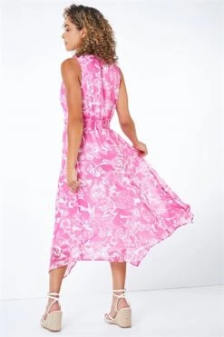 Pink Petite Floral Print Twist Front Maxi Dress 8 Pink Petite Floral Print Twist Front Maxi Dress -Outlet Modi Qube Store 77b68a10 3eaf 4958 8717 e42d1abaeb30