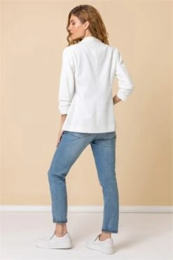 Pink Floral Print Twist Front Midi Dress