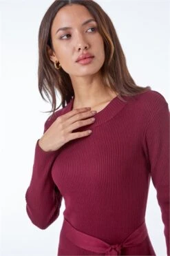 Light Pink Roll Neck Knitted Midi Dress -Outlet Modi Qube Store 7d363dd6 5d57 44f2 94c7 2b027b73c6d2