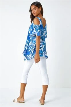 Blue Tie Dye Jersey Cold Shoulder Top 9 Blue Tie Dye Jersey Cold Shoulder Top -Outlet Modi Qube Store 7e7942c5 71ac 402c 87f9 2a1914502552