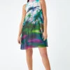 Green LIMITED Tropical High Neck Shift Dress -Outlet Modi Qube Store 7ff59a1e 323d 4635 a514 106349b95ee5