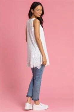 Blue Double Layer Colourblock Tunic -Outlet Modi Qube Store 82a2144a f223 487b ab63 35820ae29c52