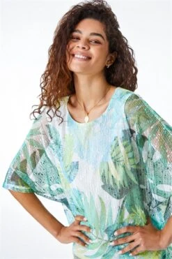 Green Sequin Tie Back Detail Top -Outlet Modi Qube Store 83c9d02e 44b9 4052 9e30 7c7375a055c8