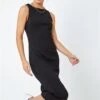Black Shirred Frill Hem Stretch Dress 2 Black Shirred Frill Hem Stretch Dress -Outlet Modi Qube Store 83e5ddf4 1142 4123 8c19 7f54b5bfd2fd