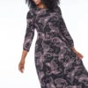 Black Petite Paisley Print Midi Dress -Outlet Modi Qube Store 83f2f685 0e7d 4d91 a026 7db06c3118b6