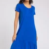 Royal Blue Tiered Hem Jersey Midi Dress -Outlet Modi Qube Store 8b0bd342 a60b 4415 960c ac52768ff2b4