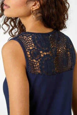 Navy Crochet Hem Stretch Midi Dress 12 Navy Crochet Hem Stretch Midi Dress -Outlet Modi Qube Store 8dca3b3d 378a 41f9 bf5b 40dc07020390