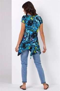 Turquoise Tropical Print Maxi Dress 9 Turquoise Tropical Print Maxi Dress -Outlet Modi Qube Store 9486969a 6eaf 4458 88df c9fa7279b141