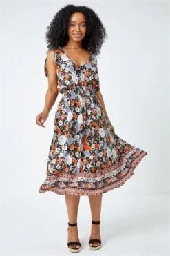 Red Petite Tropical Hanky Hem Midi Dress 11 Red Petite Tropical Hanky Hem Midi Dress -Outlet Modi Qube Store 9a626564 a854 4620 94f1 ed4f85de1b01