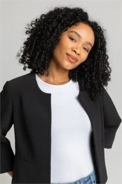 Black Petite Floral Print Ruched Midi Dress -Outlet Modi Qube Store 9c263b26 a2b6 47bf 908d fcfa25aa97a1