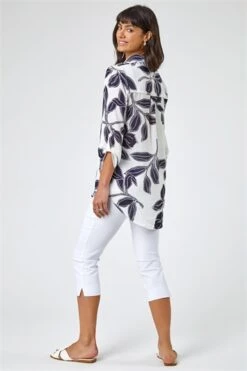 Navy Textured Floral Chiffon Hem Top 8 Navy Textured Floral Chiffon Hem Top -Outlet Modi Qube Store 9c5e309e 49b6 4116 ac4e ed5c47e101fc