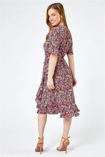 Ivory Petite Floral Print Maxi Dress 3 Ivory Petite Floral Print Maxi Dress