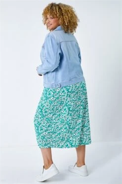 Red Curve Floral Shirred Bardot Dress -Outlet Modi Qube Store a7ec7ea5 3fec 48b8 a7f2 5f1d3edc782b