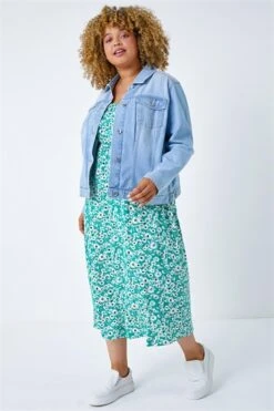 Red Curve Floral Shirred Bardot Dress -Outlet Modi Qube Store adbf0900 b463 467c ab34 f05247e0eee2