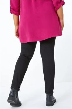 Mint Curve Abstract Cold Shoulder Top