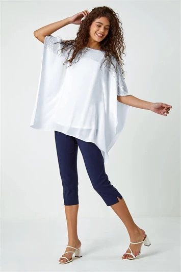 Pink Sequin Tie Back Detail Top 7 Pink Sequin Tie Back Detail Top - Image 5