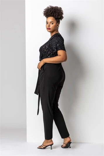 Silver Curve Shimmer Tiered Shift Dress 6 Silver Curve Shimmer Tiered Shift Dress - Image 4