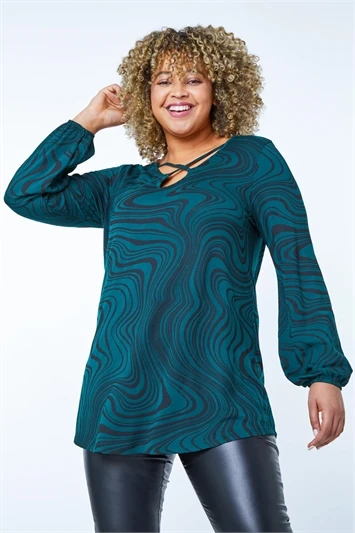 Black Curve Faux Leather Stretch Trousers 3 Black Curve Faux Leather Stretch Trousers