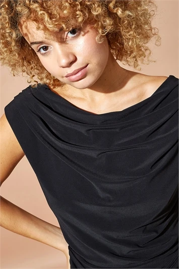 Navy Julianna 3 Piece Spotty Trouser Suit 8 Navy Julianna 3 Piece Spotty Trouser Suit - Image 6