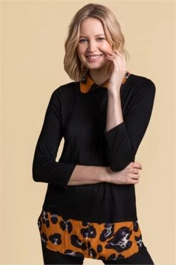 Orange High Neck Animal Print Contrast Top 10 Orange High Neck Animal Print Contrast Top -Outlet Modi Qube Store bd831464 d659 4cea 801f 07fb7156f0b2