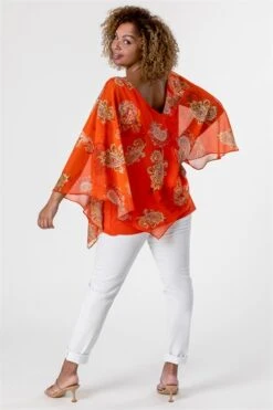 Black Curve Chiffon Top With Necklace 9 Black Curve Chiffon Top With Necklace -Outlet Modi Qube Store bdbe8781 4ffb 4a47 8f6f 9f1bd266f335